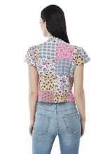 Load image into Gallery viewer, Boheme multicolor crop top from not so sober.com